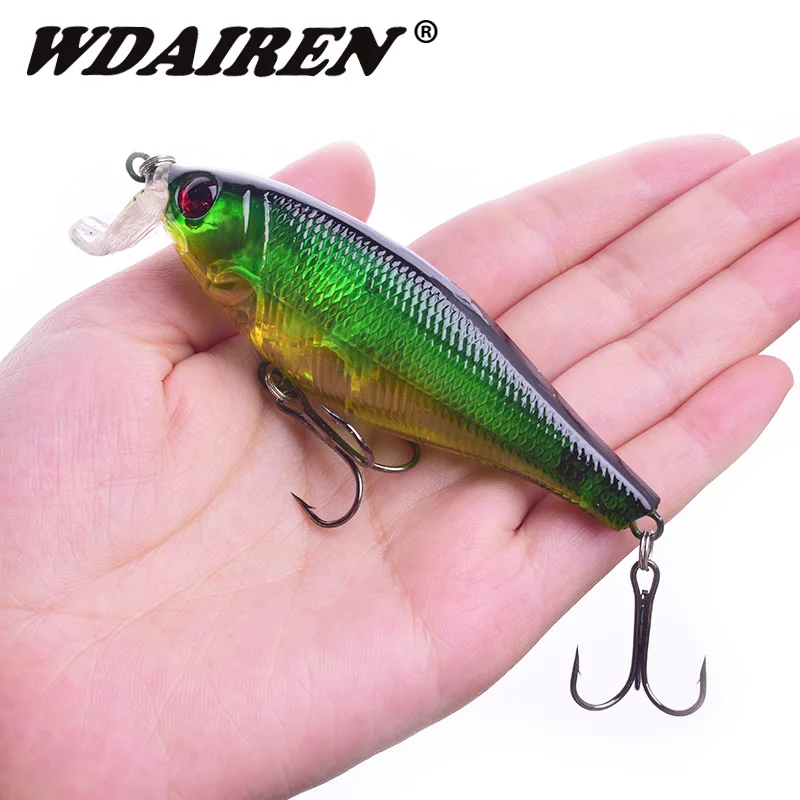 1Pcs Japan Fishing Wobbler Lure 10cm 14.5g Minnow Floating Bait 3D Eyes Artificial Hard Bass pesca carp tackle Fishing Crankbait
1Pcs Japan Fishing Wobbler Lure 10cm 14.5g Minnow Floating Bait 3D Eyes Artificial Hard Bass pesca carp tackle Fishing Crankbait