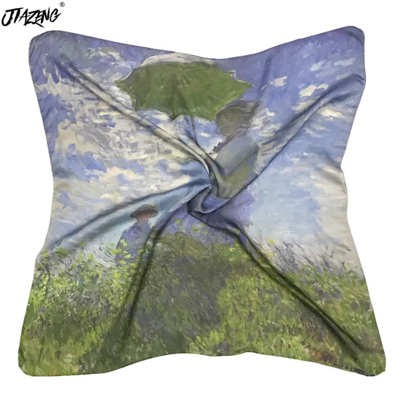 Square Women Scarves Silk Scarf Office Ladies hair neck Bandanna Headband foulard headcloth Muslim headscarf Female Hand Kerchie
Square Women Scarves Silk Scarf Office Ladies hair neck Bandanna Headband foulard headcloth Muslim headscarf Female Hand Kerchie