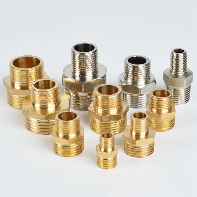 10pcs/lot 1/8-1 1/2 Inch Copper Different Dia Concentric Reducer Both Side Male Thread Straight Through Joint Nipple NuoNuoWell
10pcs/lot 1/8-1 1/2 Inch Copper Different Dia Concentric Reducer Both Side Male Thread Straight Through Joint Nipple NuoNuoWell