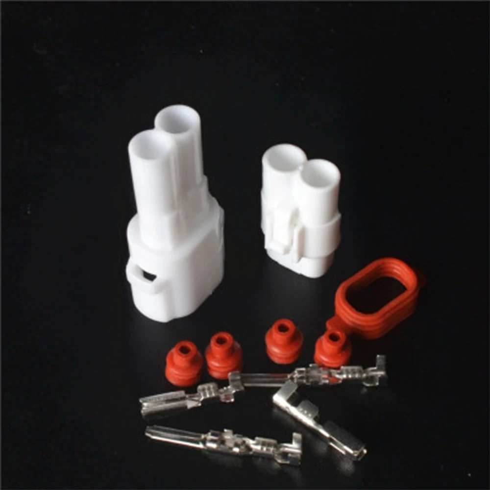 1SET/5SET 2P Waterproof Connector 2.0 series White for the Automobile Motocycle Connector Harness plug
1SET/5SET 2P Waterproof Connector 2.0 series White for the Automobile Motocycle Connector Harness plug
