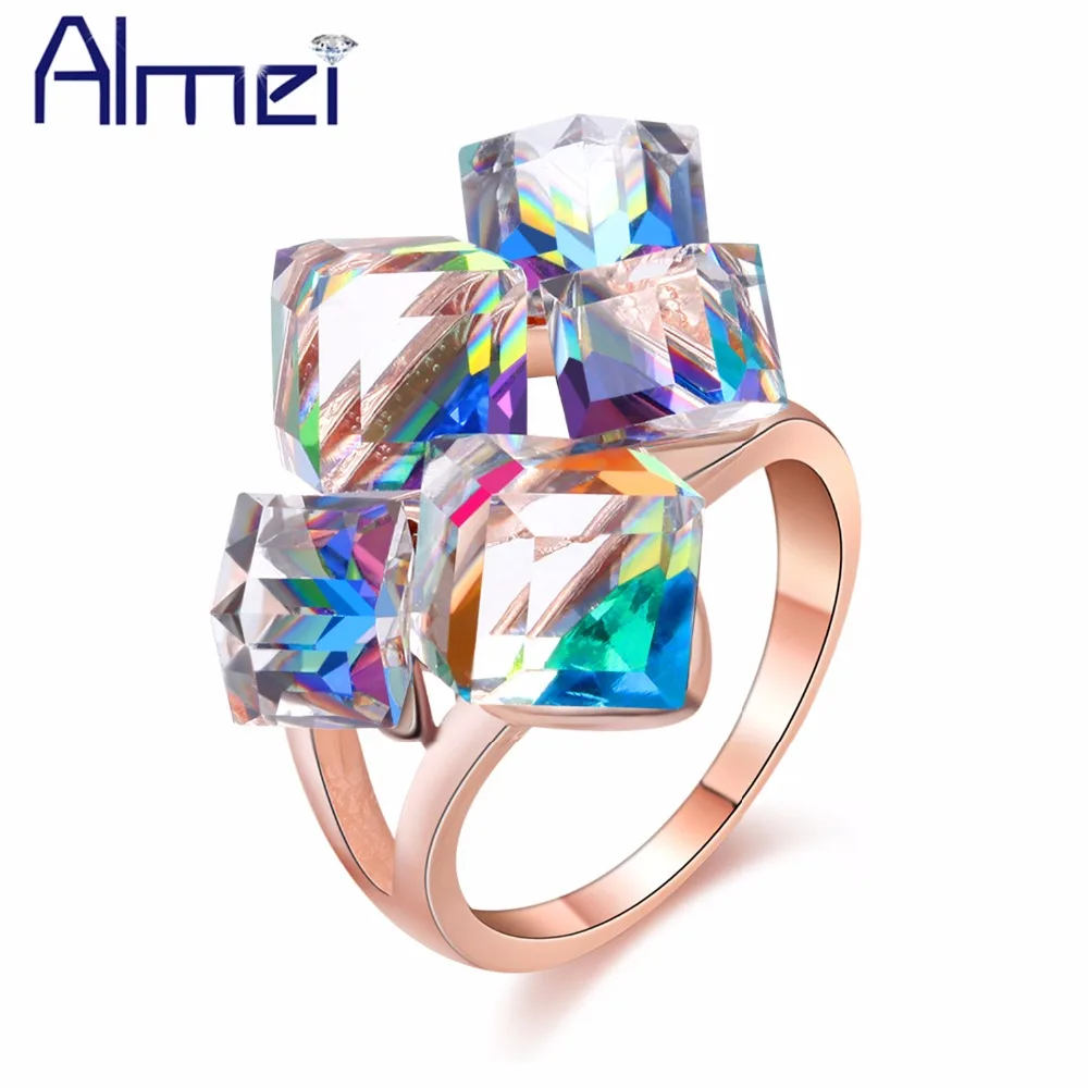 49% Off Square Stones Jewelry Rose Gold Color Rings Women Bijoux Blue/Red Cubic Zircon Ring Crystal Anillos Ladies Gifts GR123
49% Off Square Stones Jewelry Rose Gold Color Rings Women Bijoux Blue/Red Cubic Zircon Ring Crystal Anillos Ladies Gifts GR123