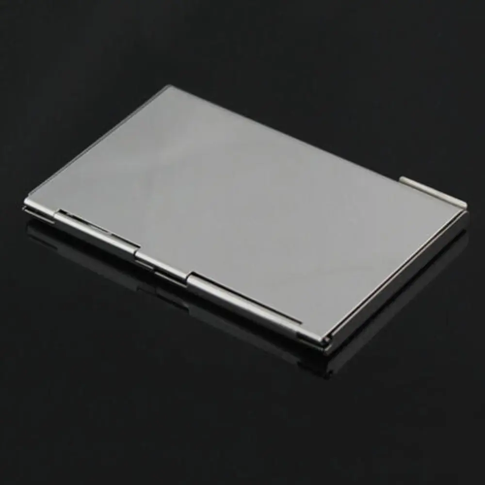 1PC Stainless Steel Pocket Credit ID Card Holder Business Name Label Box Metal Cigarette Case Container
1PC Stainless Steel Pocket Credit ID Card Holder Business Name Label Box Metal Cigarette Case Container