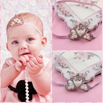 Hair Accessories Crystal Crown Children Hair Band Baby Girl Headwear Princess Baby Newborn Crystal Pearl Crown Hairband YH469
Hair Accessories Crystal Crown Children Hair Band Baby Girl Headwear Princess Baby Newborn Crystal Pearl Crown Hairband YH469