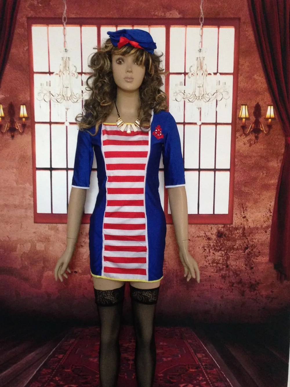 Beautiful Elegant Hot Popular Nautical Sailor Costume 3S1191 Free Shipping Sexy Fancy Costumes
Beautiful Elegant Hot Popular Nautical Sailor Costume 3S1191 Free Shipping Sexy Fancy Costumes