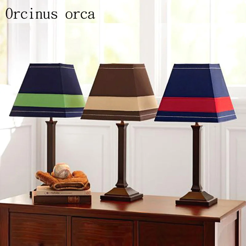 European modern desk lamp boy bedroom children's room lamp American garden simple table lamp free shipping
European modern desk lamp boy bedroom children's room lamp American garden simple table lamp free shipping