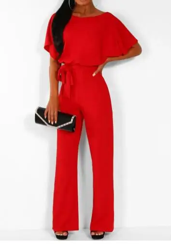 Summer Playsuit Women Fashion Belted Elegant Office Overalls Beach Romper Casual Loose O Neck Short Sleeve Jumpsuit Plus Size
Summer Playsuit Women Fashion Belted Elegant Office Overalls Beach Romper Casual Loose O Neck Short Sleeve Jumpsuit Plus Size