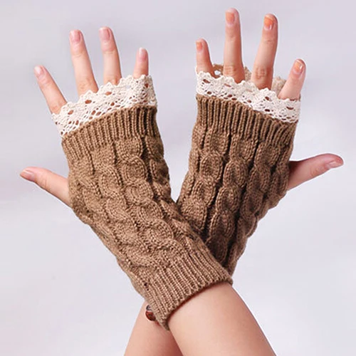 Women Fingerless Lace Gloves Soft Knitted Warm Long Mitten Wrist Warmer Winter Gifthot
Women Fingerless Lace Gloves Soft Knitted Warm Long Mitten Wrist Warmer Winter Gifthot