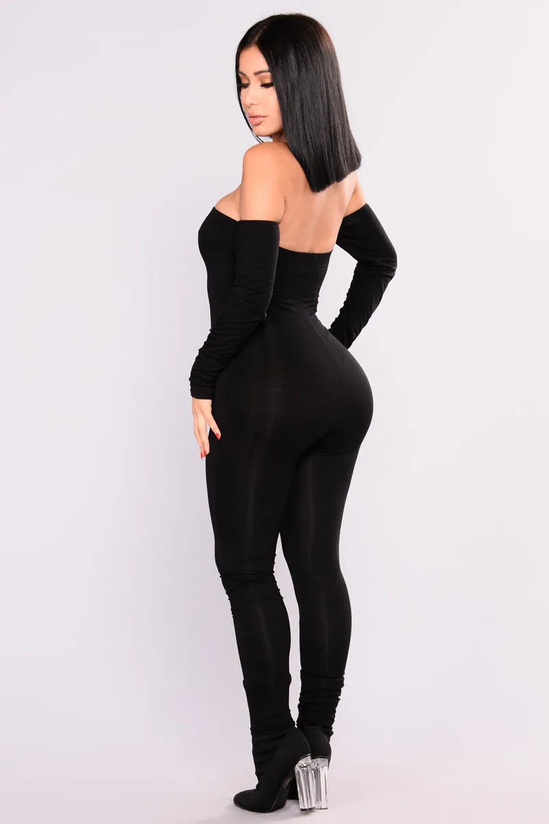 Women's Off Shoulder Jumpsuits Long Sleeve Jumpsuit Elegant Unique Design Jumpsuits
Women's Off Shoulder Jumpsuits Long Sleeve Jumpsuit Elegant Unique Design Jumpsuits