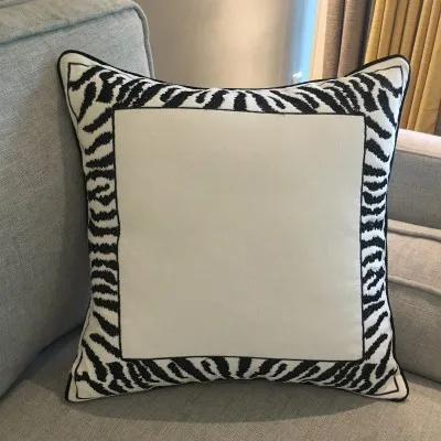 Embroidery Pillow Cover BOHO Cushion Cover Zebra Embroidered Cushion Cover Boho Home Decor, Custom Size&Color 45X45CM/40CMR
Embroidery Pillow Cover BOHO Cushion Cover Zebra Embroidered Cushion Cover Boho Home Decor, Custom Size&Color 45X45CM/40CMR
