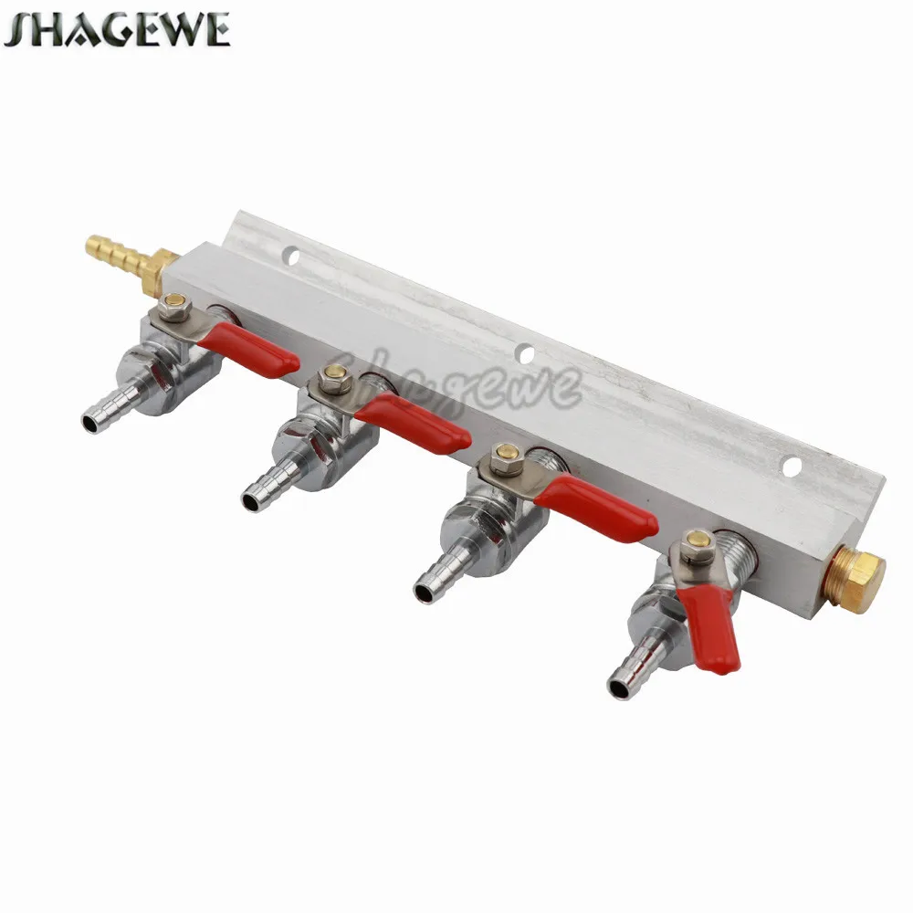 Home brewing Co2 Air Gas Distribution Manifold Splitter With Check Valve 1/4"Barb Draft Beer Dispenser Fitting
Home brewing Co2 Air Gas Distribution Manifold Splitter With Check Valve 1/4"Barb Draft Beer Dispenser Fitting