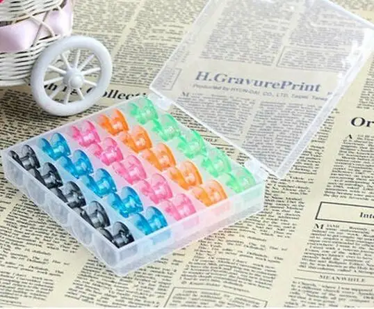 25PCS/set Empty Sewing Machine Bobbins Spool Plastic Case, Needlework Tool wholesale 1000pcs
25PCS/set Empty Sewing Machine Bobbins Spool Plastic Case, Needlework Tool wholesale 1000pcs