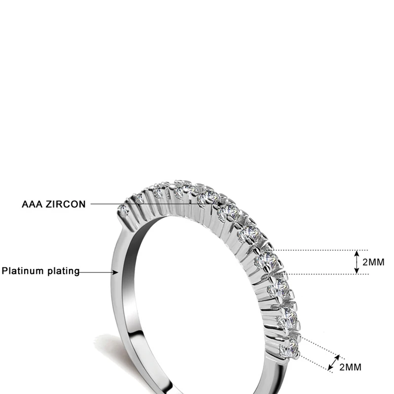 Utimtree Luxury Lover Simple White Gold Color Cubic Zirconia Ring for Women Wedding Engagement Rings Jewelry Size 5 6 7 8 9 10
Utimtree Luxury Lover Simple White Gold Color Cubic Zirconia Ring for Women Wedding Engagement Rings Jewelry Size 5 6 7 8 9 10
