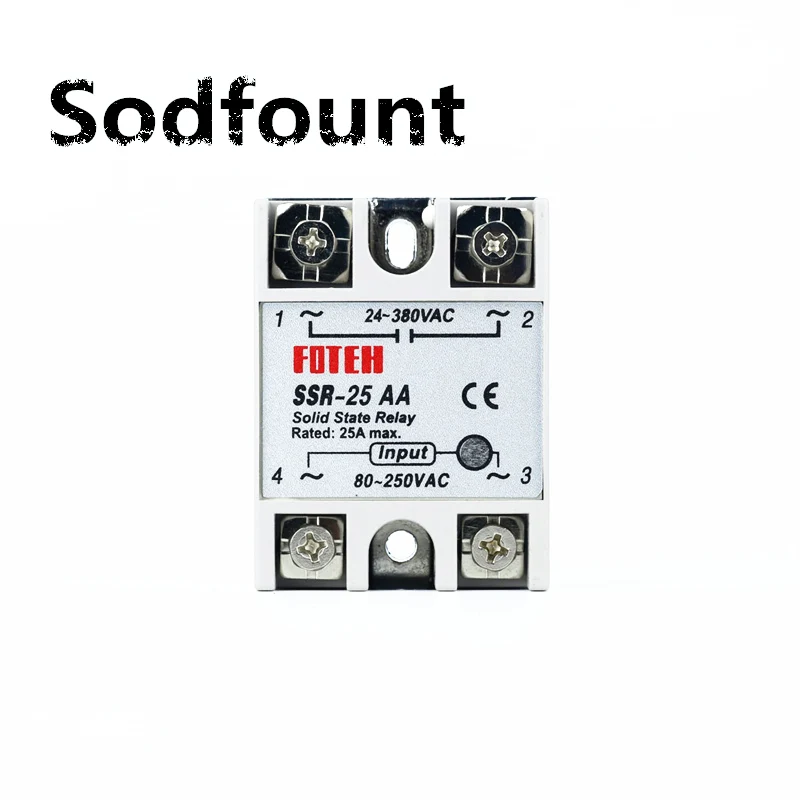 Твердотельное реле SSR-10AA SSR-25AA 10A 25A 40A AC Control AC Relay 80-250VAC TO 24-380VAC SSR 10AA 25AA 40AA
Твердотельное реле SSR-10AA SSR-25AA 10A 25A 40A AC Control AC Relay 80-250VAC TO 24-380VAC SSR 10AA 25AA 40AA