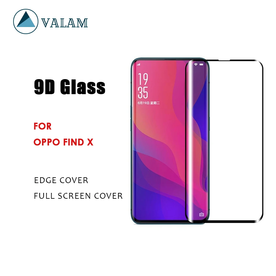 VALAM Tempered Glass Screen Protector For OPPO Find X 9H Hardness For OPPO Find X Full Cover 3D Curved Edge OPPO Find X
VALAM Tempered Glass Screen Protector For OPPO Find X 9H Hardness For OPPO Find X Full Cover 3D Curved Edge OPPO Find X