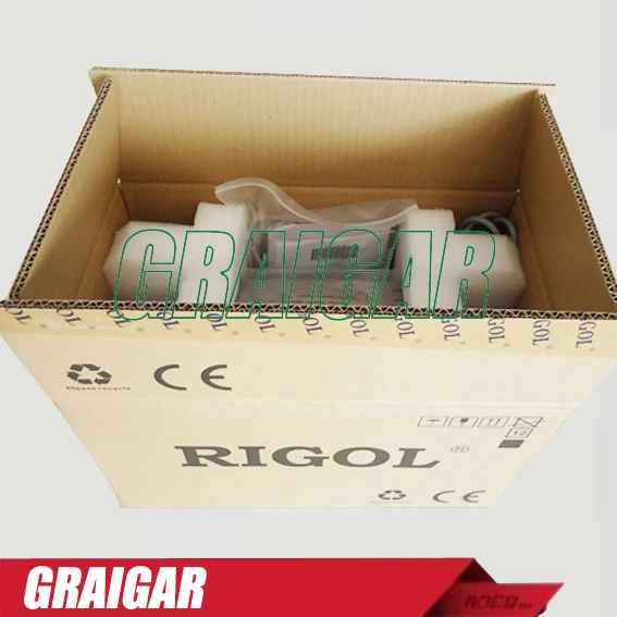 RIGOL DS1052E высокопроизводительный 50 МГц 2 канала скамейка цифровой осциллограф