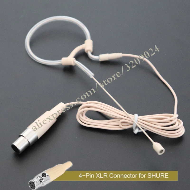 Конденсаторная гарнитура с микрофоном Skin Mini XLR 4 контакта TA4F | Электроника