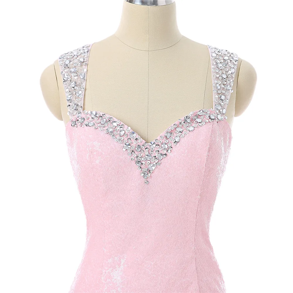 Pink Prom Dress Mermaid Sweetheart Sequins Beaded See Through Women Prom Gown Evening Dresses Robe De Soiree
Pink Prom Dress Mermaid Sweetheart Sequins Beaded See Through Women Prom Gown Evening Dresses Robe De Soiree
