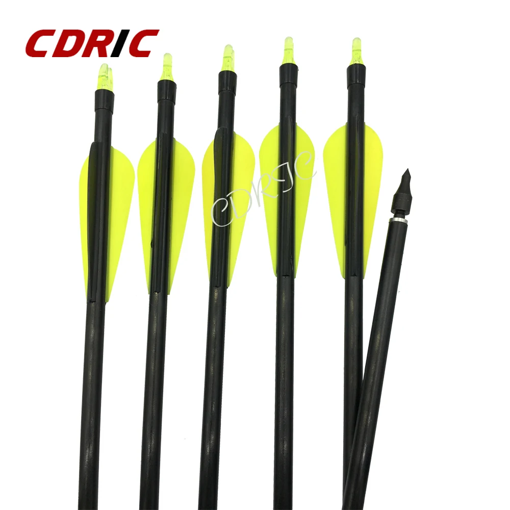 6/12/24pcs 30inch Fiberglass Arrow with Changable Arrowhead Spine 500 Hunting For Recurve Compound Bow
6/12/24pcs 30inch Fiberglass Arrow with Changable Arrowhead Spine 500 Hunting For Recurve Compound Bow