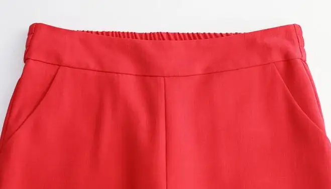 Spring Summer Casual Women Red Black White Green Blue Orange Wide Leg Loose Linen 3/4 Pants , Female Elastic High Waist Trousers
Spring Summer Casual Women Red Black White Green Blue Orange Wide Leg Loose Linen 3/4 Pants , Female Elastic High Waist Trousers