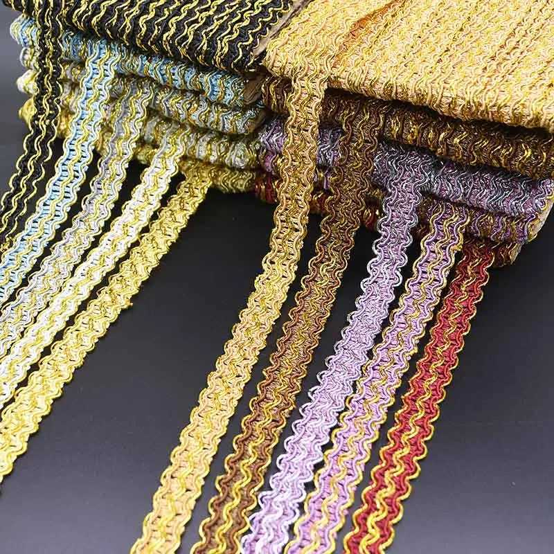 12 Meter Bling Curve Lace Ribbon Braided Gold Lace Trim Fabric For Bedding Clothing Accessories Sewing Fabric DIY Curtain Lace 8
12 Meter Bling Curve Lace Ribbon Braided Gold Lace Trim Fabric For Bedding Clothing Accessories Sewing Fabric DIY Curtain Lace 8
