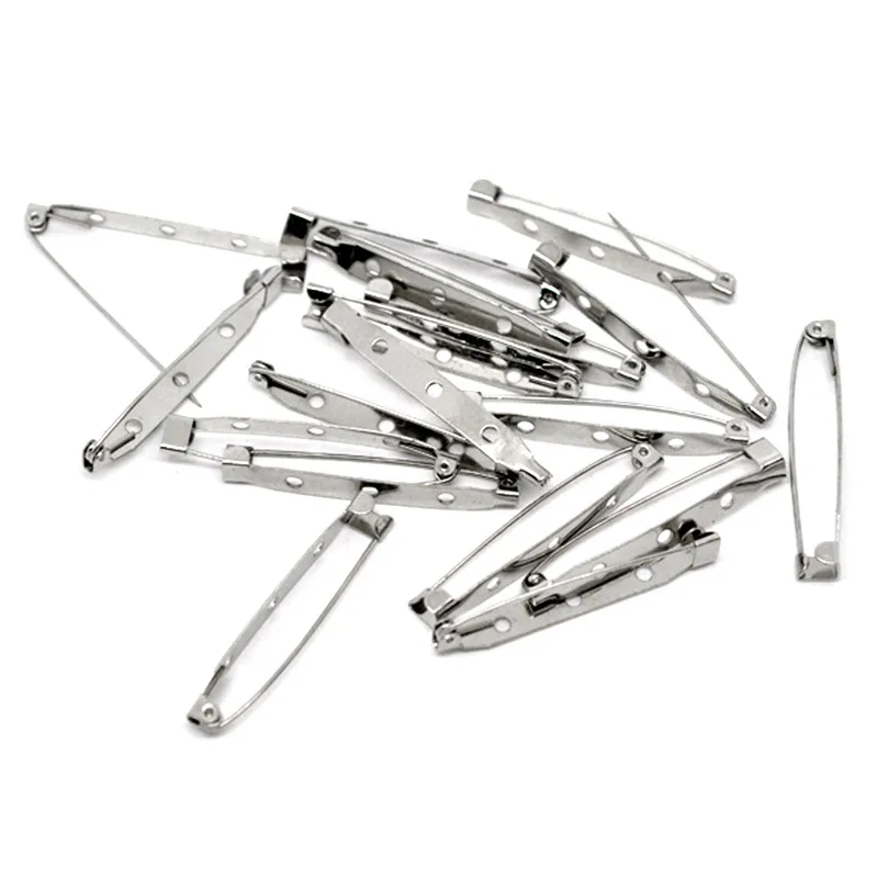 20Pcs Brooches Back Bar Safety Pins 3 Holes Alloy Silver Tone Jewelry DIY Findings Charms 45x5mm 
20Pcs Brooches Back Bar Safety Pins 3 Holes Alloy Silver Tone Jewelry DIY Findings Charms 45x5mm
