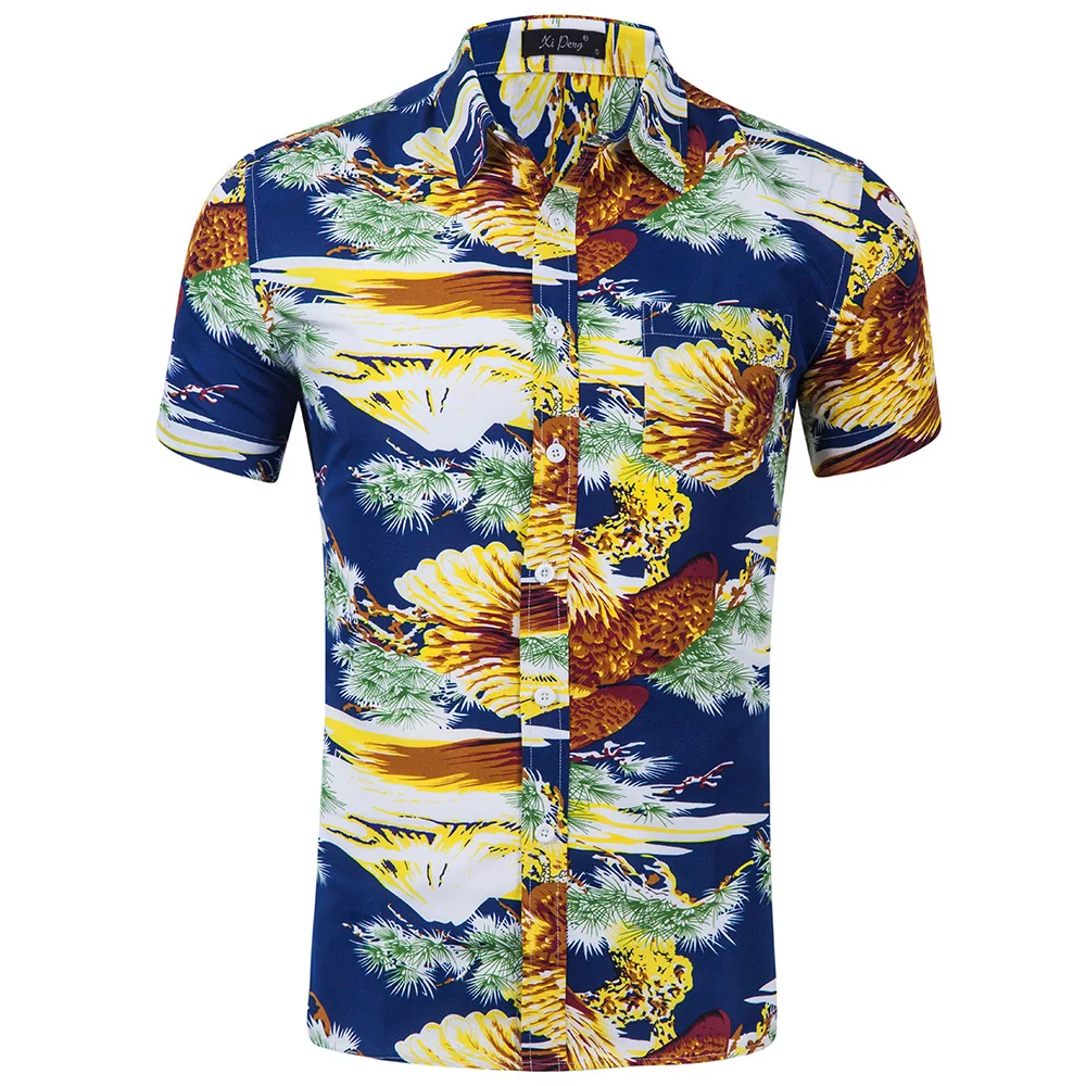 NEW Hawaiian Holiday Vacation Shirt New Men short Sleeve Floral fashion Shirt Summer print 100% cotton brand top Clothes US size
NEW Hawaiian Holiday Vacation Shirt New Men short Sleeve Floral fashion Shirt Summer print 100% cotton brand top Clothes US size