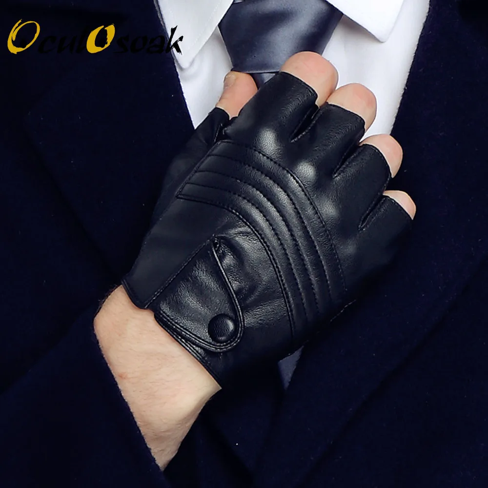 2019 New Fashion Half Finger Driving Women Gloves PU Leather Fingerless Gloves For Women Black Mittens G004
2019 New Fashion Half Finger Driving Women Gloves PU Leather Fingerless Gloves For Women Black Mittens G004