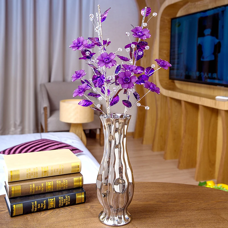 electroplating Ceramic Rose Vases Tabletop vases The adornment that occupy the home mini flower arranging furnishing articles
electroplating Ceramic Rose Vases Tabletop vases The adornment that occupy the home mini flower arranging furnishing articles