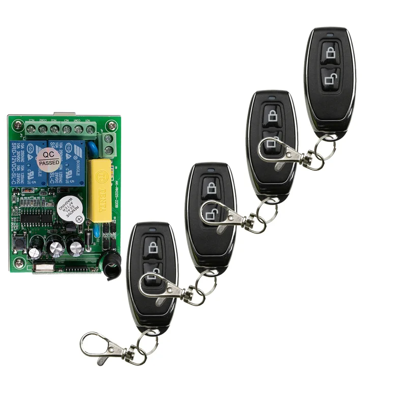 AC 220V 2 CH Channels 2CH RF Wireless Remote Control Switch Remote Control System receiver transmitter 2CH Relay 315/433 MHz
AC 220V 2 CH Channels 2CH RF Wireless Remote Control Switch Remote Control System receiver transmitter 2CH Relay 315/433 MHz