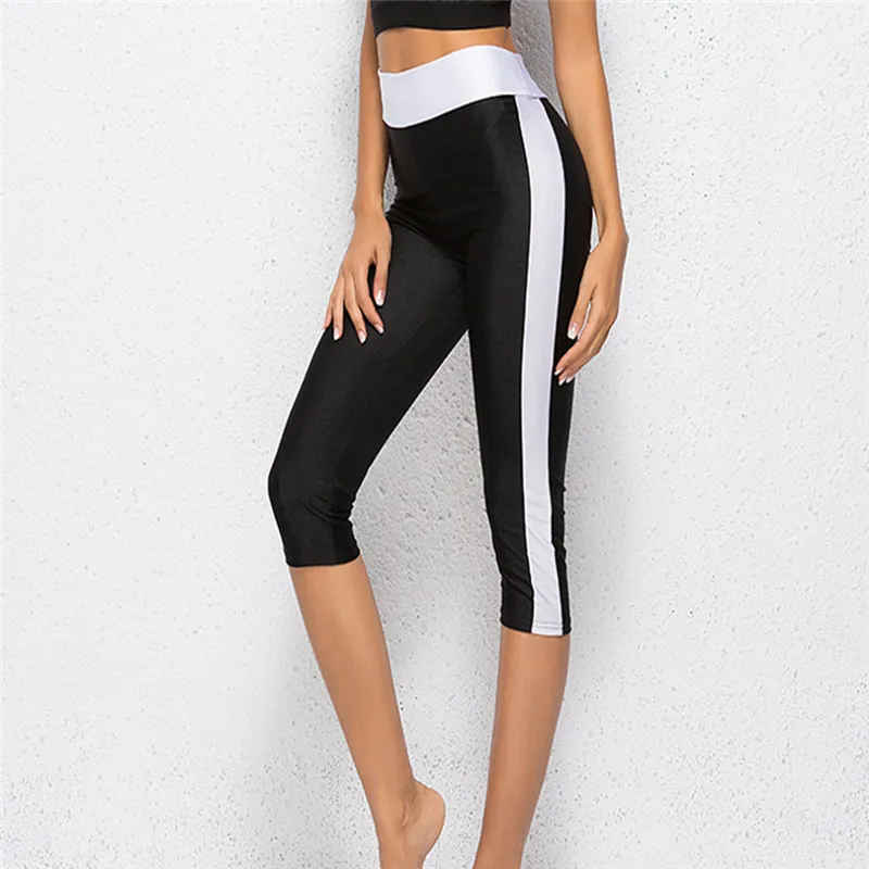 2018 Women Pants Compression Trousers Fitness Thin Short Leggings Summer Pants Side Pants Elastic Stretch Mid-Calf Leggings
2018 Women Pants Compression Trousers Fitness Thin Short Leggings Summer Pants Side Pants Elastic Stretch Mid-Calf Leggings