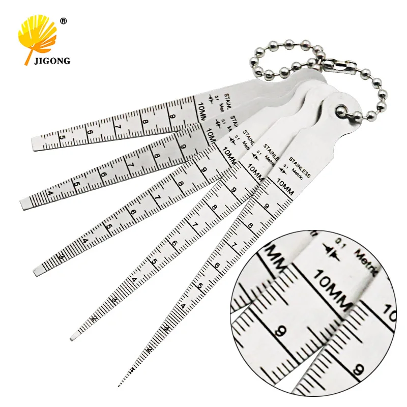 5pcs/set Stainless steel 1-10mm Taper Gauge Aperture Scale Wedge Feeler For Drill Hole Measurement Tools
5pcs/set Stainless steel 1-10mm Taper Gauge Aperture Scale Wedge Feeler For Drill Hole Measurement Tools