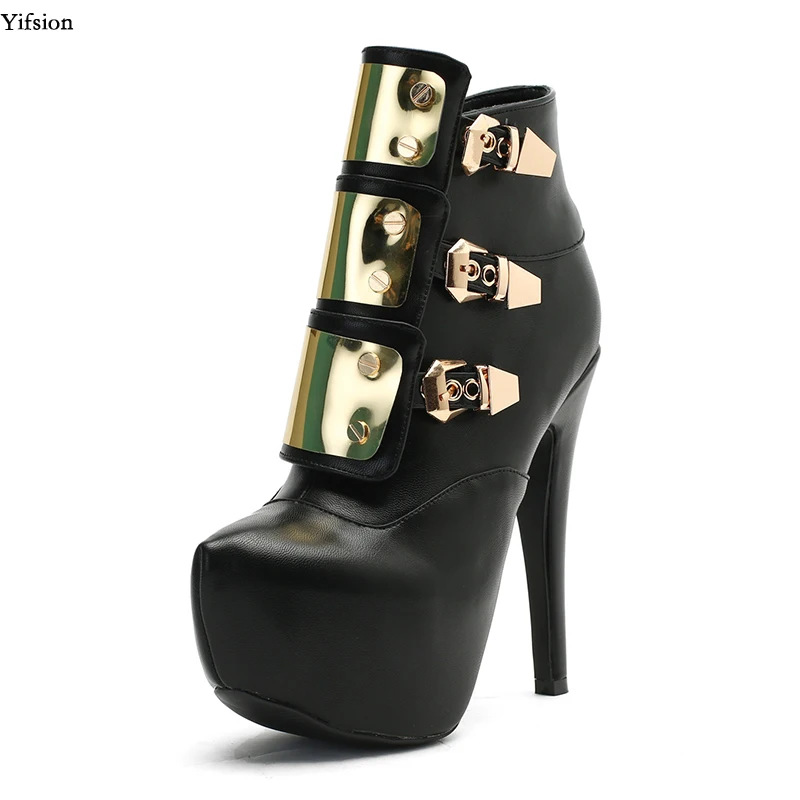 Olomm New Women Spring Ankle Boots Sexy Stiletto High Heels Boots Pointed Toe Nice Black Party Shoes Women Plus US Size 4-15
Olomm New Women Spring Ankle Boots Sexy Stiletto High Heels Boots Pointed Toe Nice Black Party Shoes Women Plus US Size 4-15