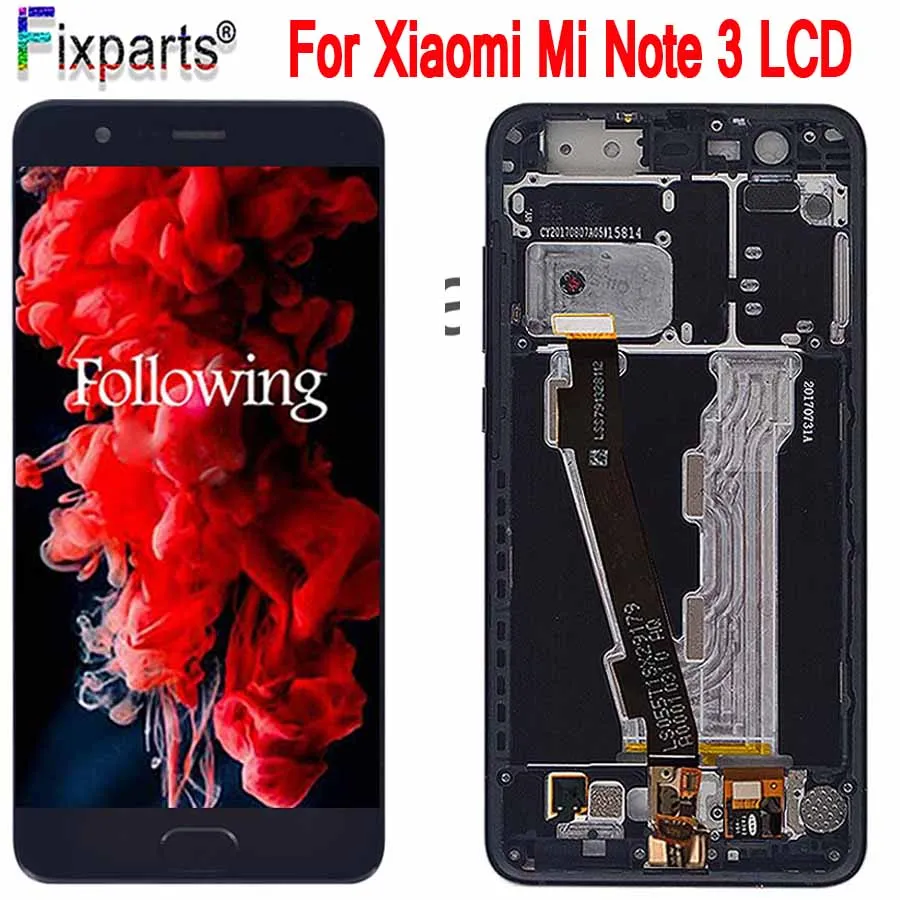 For Xiaomi Mi Note 3 LCD Display+Touch Screen With Fingerprint FPC Digitizer Screen Glass Panel For Xiaomi Mi Note 3 LCD
For Xiaomi Mi Note 3 LCD Display+Touch Screen With Fingerprint FPC Digitizer Screen Glass Panel For Xiaomi Mi Note 3 LCD