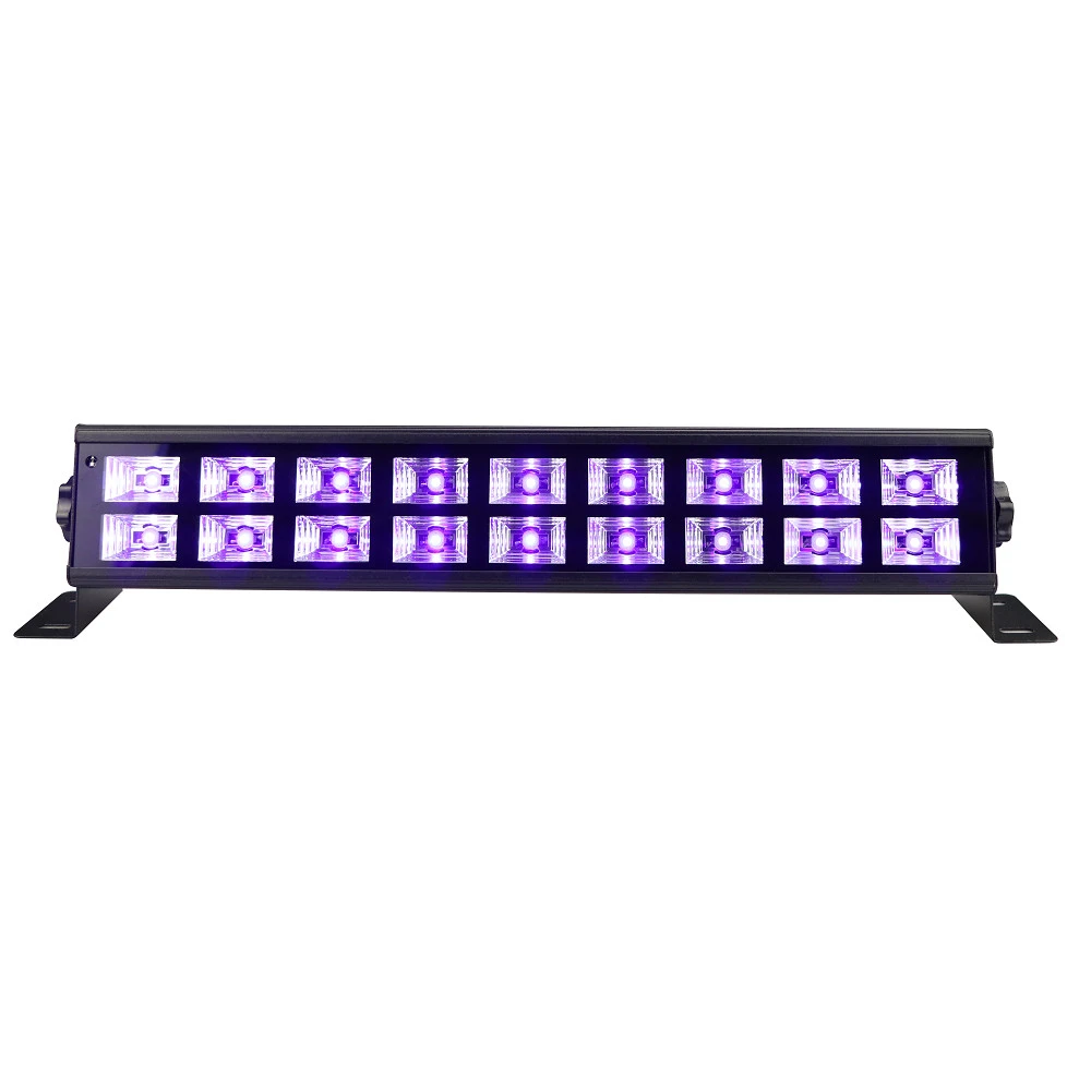 

New 18W 27W 36W 54W 72W DMX 512 DJ LED UV Stage Light Bar Black Party Club Disco Light For Christmas Indoor Stage Effect Light