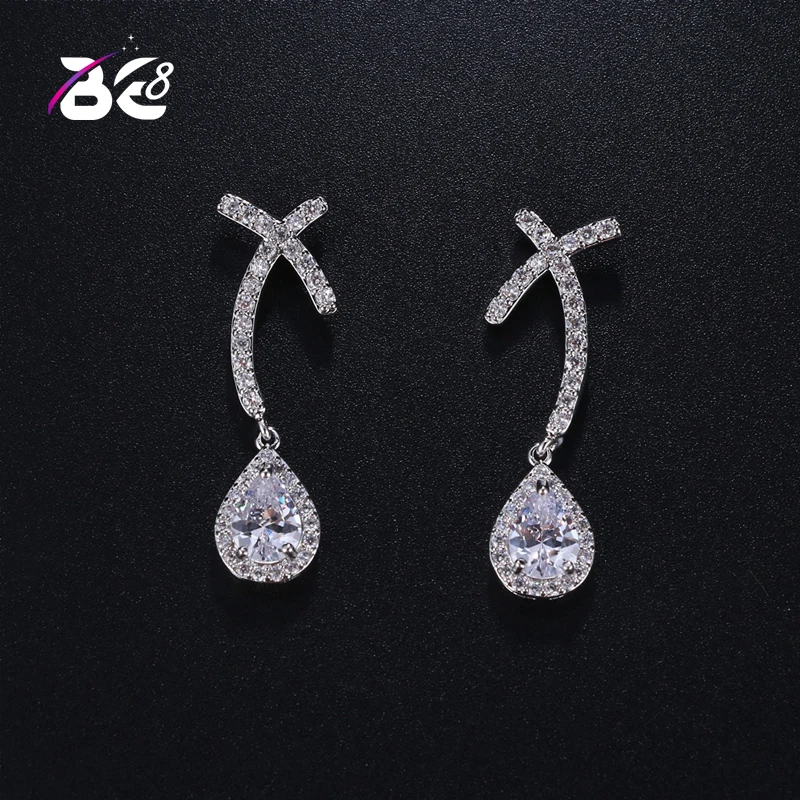 Be 8 New Arrival Trendy Cubic Zirconia Stone Water Drop Female Earrings,Tear Drop Shape Long Earring for Brides E391
Be 8 New Arrival Trendy Cubic Zirconia Stone Water Drop Female Earrings,Tear Drop Shape Long Earring for Brides E391