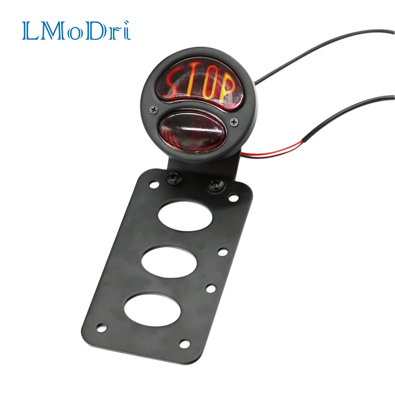 LMoDri Motorcycle Tail Brake Light STOP License Plate Bracket Side Mount For Harley Chopper Bobber Motorbike Taillights
LMoDri Motorcycle Tail Brake Light STOP License Plate Bracket Side Mount For Harley Chopper Bobber Motorbike Taillights