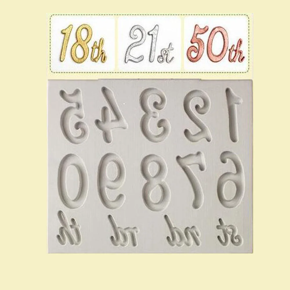 1PC Large Numbers Silicone mold fondant mold cake decorating tools chocolate mold K134
1PC Large Numbers Silicone mold fondant mold cake decorating tools chocolate mold K134