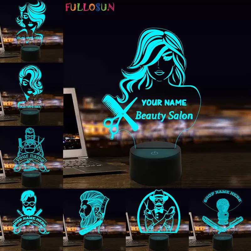 Barber Shop 3D Illusion Lamp Hair Salon Beauty Salon LED Night Light Creative Sign 3D Visual LED Night Lamp
Barber Shop 3D Illusion Lamp Hair Salon Beauty Salon LED Night Light Creative Sign 3D Visual LED Night Lamp