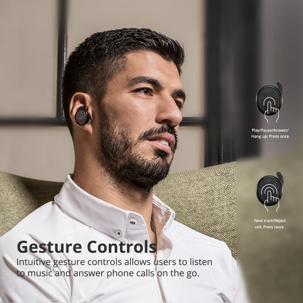 Tronsmart Spunky Buds Bluetooth наушники IPX5 водонепроницаемые беспроводные с и микрофоном