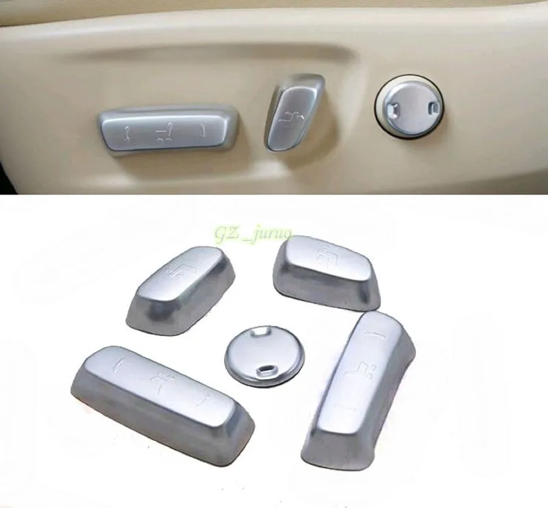 Accessories ABS Matt Car seat adjustment button cover trim 5pcs for Toyota Highlander 2015
Accessories ABS Matt Car seat adjustment button cover trim 5pcs for Toyota Highlander 2015