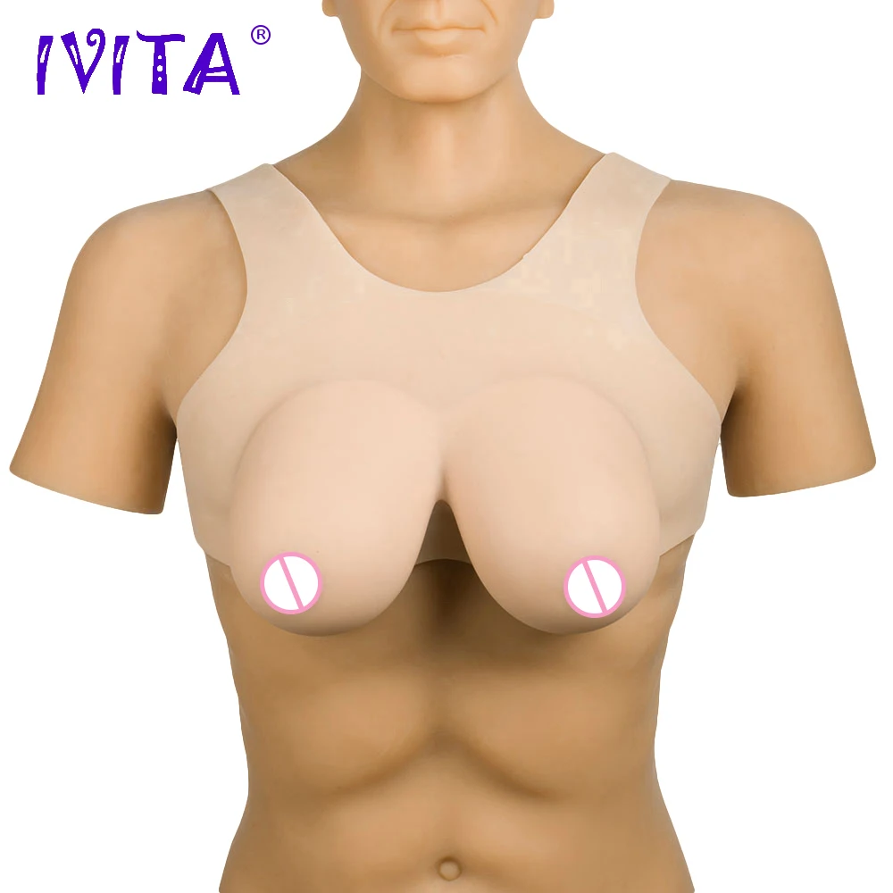 IVITA 1400g Realistic Silicone Breast Forms Fake Boobs Shemale Transgender Crossdresser Drag Queen Transvestite EE Cup Breasts
IVITA 1400g Realistic Silicone Breast Forms Fake Boobs Shemale Transgender Crossdresser Drag Queen Transvestite EE Cup Breasts