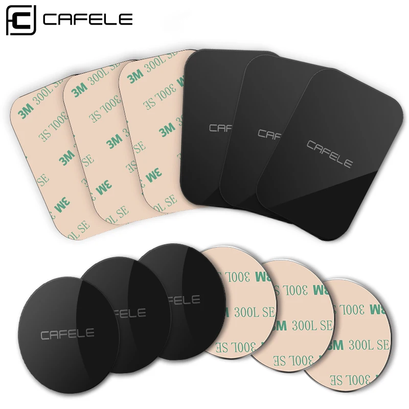 CAFELE Universal Car Phone Holder Metal Plate for Magnetic Adsorption Desk Wall Phone Holder Iron Sheets for Air Vent Car Holder
CAFELE Universal Car Phone Holder Metal Plate for Magnetic Adsorption Desk Wall Phone Holder Iron Sheets for Air Vent Car Holder