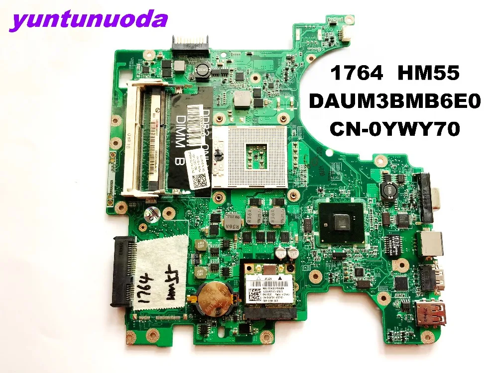 Оригинальная материнская плата для ноутбука DELL 1764, 1764 HM55 DAUM3BMB6E0 CN- 0YWY70, протестирована, хорошая Бесплатная доставка
Оригинальная материнская плата для ноутбука DELL 1764, 1764 HM55 DAUM3BMB6E0 CN- 0YWY70, протестирована, хорошая Бесплатная доставка