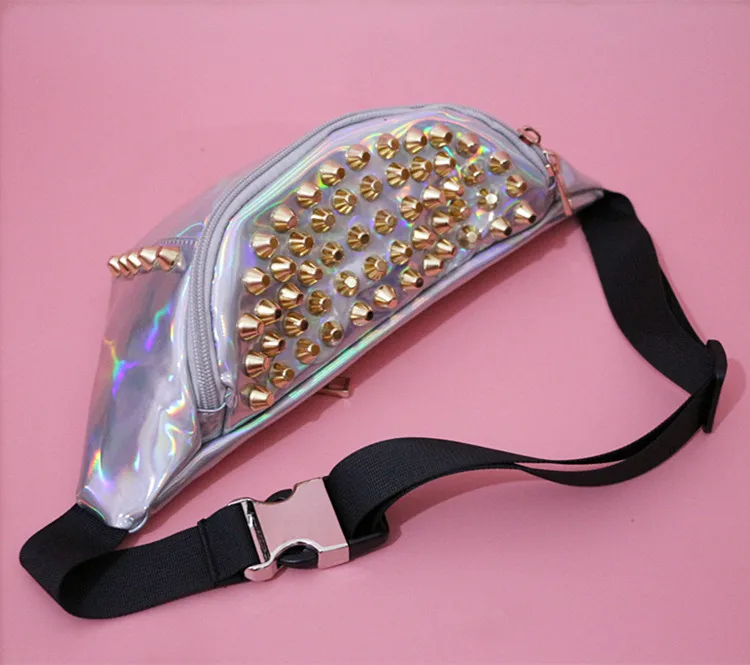 New fashion women's handbags Laser rivets purse translucent reflective chest waist bag women's bag waist leg bag waist packs
New fashion women's handbags Laser rivets purse translucent reflective chest waist bag women's bag waist leg bag waist packs