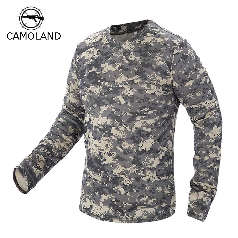 2017 New Tactical Military Camouflage T Shirt Male Breathable Quick Dry US Army Combat Full Sleeve Outwear T-shirt for Men
2017 New Tactical Military Camouflage T Shirt Male Breathable Quick Dry US Army Combat Full Sleeve Outwear T-shirt for Men