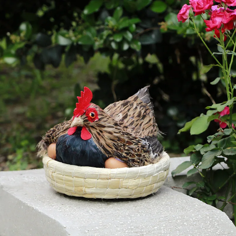 High Simulation On Nest Hen Hatching Eggs Animal Feather Home Kitchen Restaurant Shop Bar Party Decoration
High Simulation On Nest Hen Hatching Eggs Animal Feather Home Kitchen Restaurant Shop Bar Party Decoration