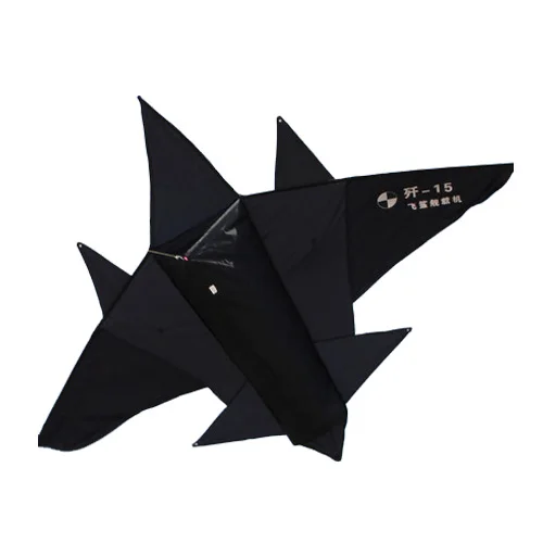 Outdoor Fun Sports Black Plane Kite Good Flying Factory Outlet Flying
