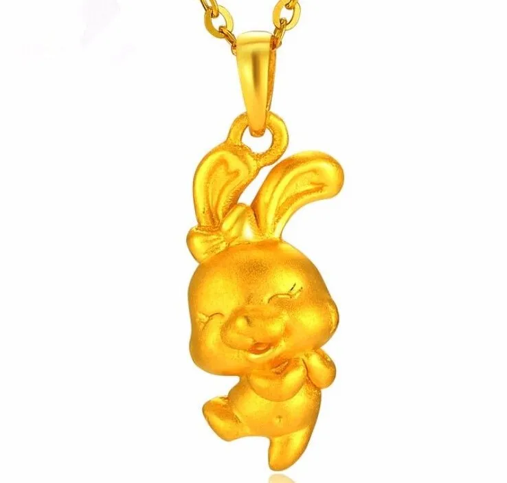 New HQ Pure 24K 999 Yellow Gold Pendant / Bless Happy Rabbit Pendant / 1.85g Without Chain
New HQ Pure 24K 999 Yellow Gold Pendant / Bless Happy Rabbit Pendant / 1.85g Without Chain