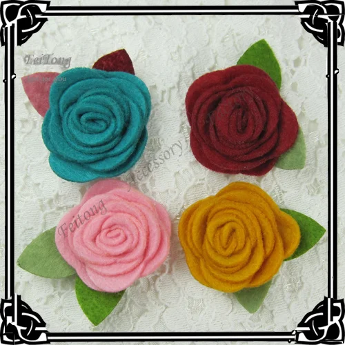 

Newest Men's Felt rose flower lapel pin brooch pins 20pcs/lot 12color for your choice Free shipping
