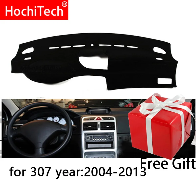 Для Peugeot 307 2004 2013 чехлы на приборную панель автомобиля с правым и левым приводом